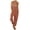 Orange, variant on Conairie Womens Overalls Flower Print Stretchy Beach Vacation Trendy Jumpsuits Straight Leg Pants With Pockets Army Green L