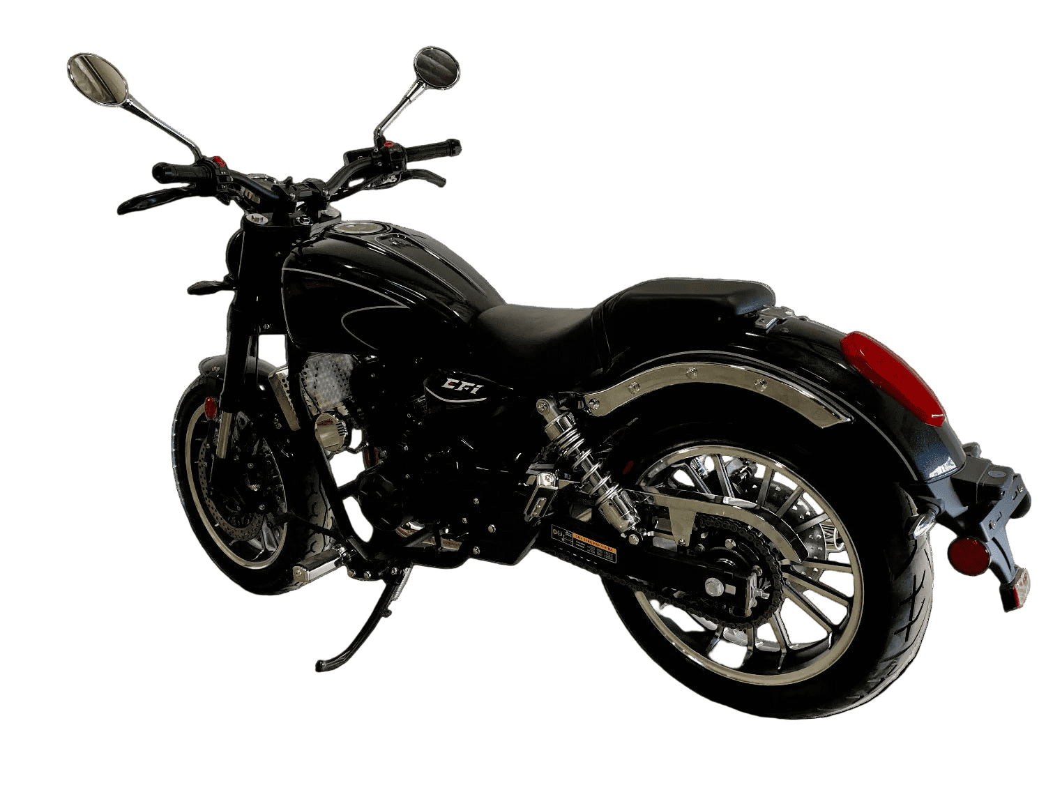HHH 250cc Cruiser Motorcycle 6-Speed Manual Sport Transmission EFI Fuel Injection Motorcycle-Black