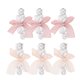 thumbnail image 3 of 6 pinzas para el pelo con lazo elegantes para mujer, pasadores de pico de pato con cuentas de corazón y lazo, accesorios para el pelo para bodas y fiestas., 3 of 4