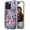 Blue Sea Whales, variant on Compatible with iPhone 14 Pro Max Case for Women Girls Clear Design Cute,14 Promax Protector Girly Transparent Spider Web Design
