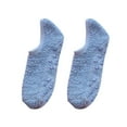 thumbnail image 3 of UJNDER Women's Non- Slipper Socks Soft Sole Indoor Cozy Socks for Yoga and Home Wear Dark Blue, 3 of 3