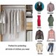 thumbnail image 3 of 6 Pack Moth Proof Clothes Covers with Zipper for Wardrobe Storage - 60 x 100cm (White Zipper), 3 of 4