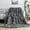 Gray, variant on Buzio Soft Weighted Blanket 15lbs, Super Soft Plush Faux Fur Blanket, Perfect for Night Sleep & Bedroom Naps, 60"x80" Grey