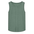 thumbnail image 5 of Linen Tank Tops for Women Summer Casual Sleeveless Cotton Shirts Comfy Loose Fit Lightweight Gauze Cami Blouses, 5 of 6