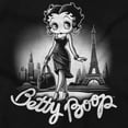thumbnail image 2 of Retro Betty Boop Paris Fashionista Women Crewneck Sweatshirt Brisco Brands S, 2 of 5
