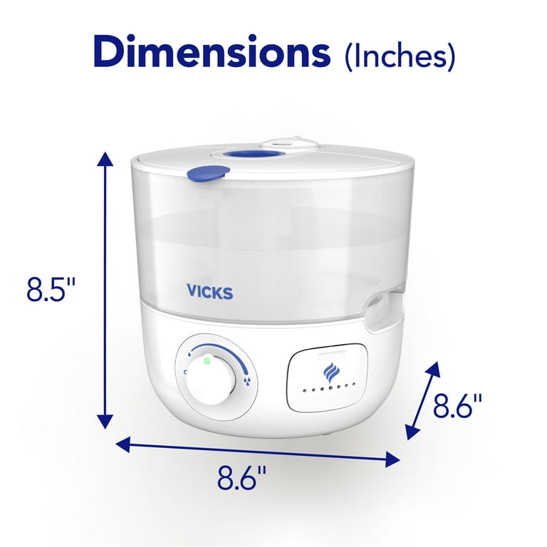 Vicks EasyCare + Top Fill Ultrasonic Cool Mist Humidifier