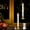 Gold Base, variant on Window Candles  LED Battery Operated Christmas Candles for Windows with Remote Timer Electric Flameless Candle Lights with Candle Holders Suction Cups for Christmas Decorations