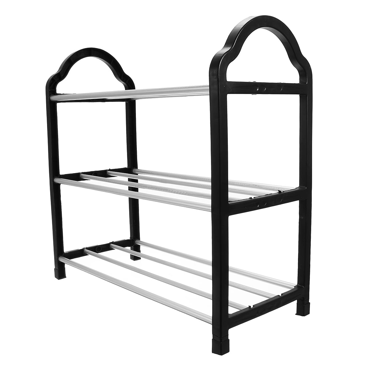 3/4 Tier 6/8 Pairs Shoes Rack Storage Box Space Saving Organizer Shoe