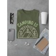 thumbnail image 3 of Camping Is My Thing Badge T-Shirt Men -Smartprints Designs, Male Medium, 3 of 4