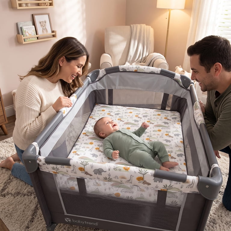 Nursery Center Playard with Full Bassinet and Mobile photo 6