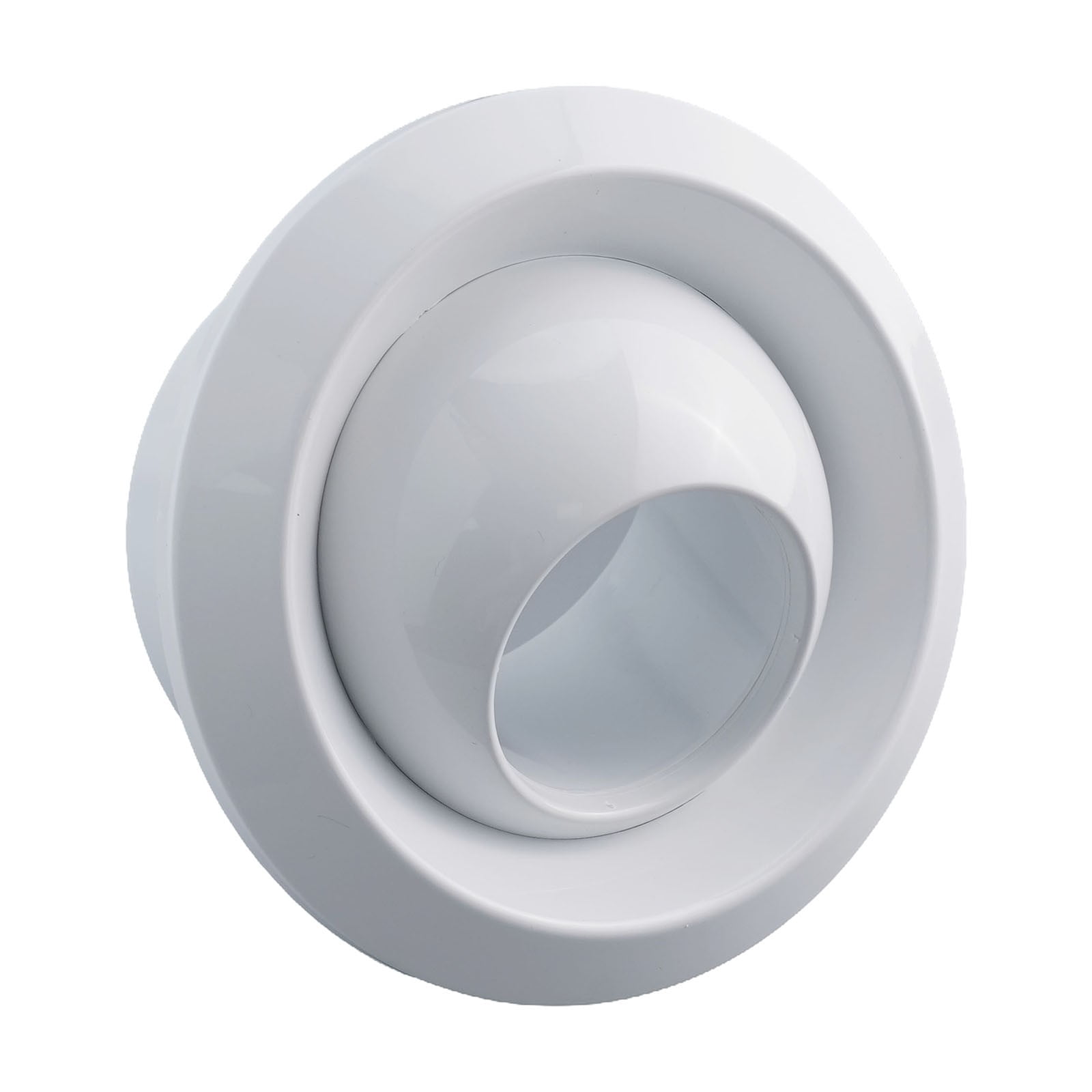 6Inch Round Air Vent Adjustable Rotatable Ball Jet Air Diffuser Soffit Vent Ventilation Ducting Hose Louver Wall Ceiling Mounted