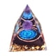 thumbnail image 2 of Adorno de Escritorio Xihbxyly Cristal de Ojo Azul con Goteo de resina, 2 of 6