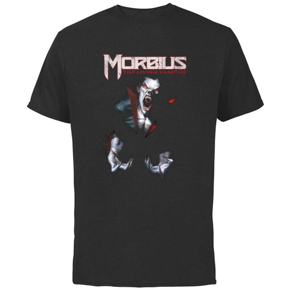 Marvel Morbius The Living Vampire #1 Comic Cover - Short Sleeve Cotton T-Shirt for Adults - Customized-Black
