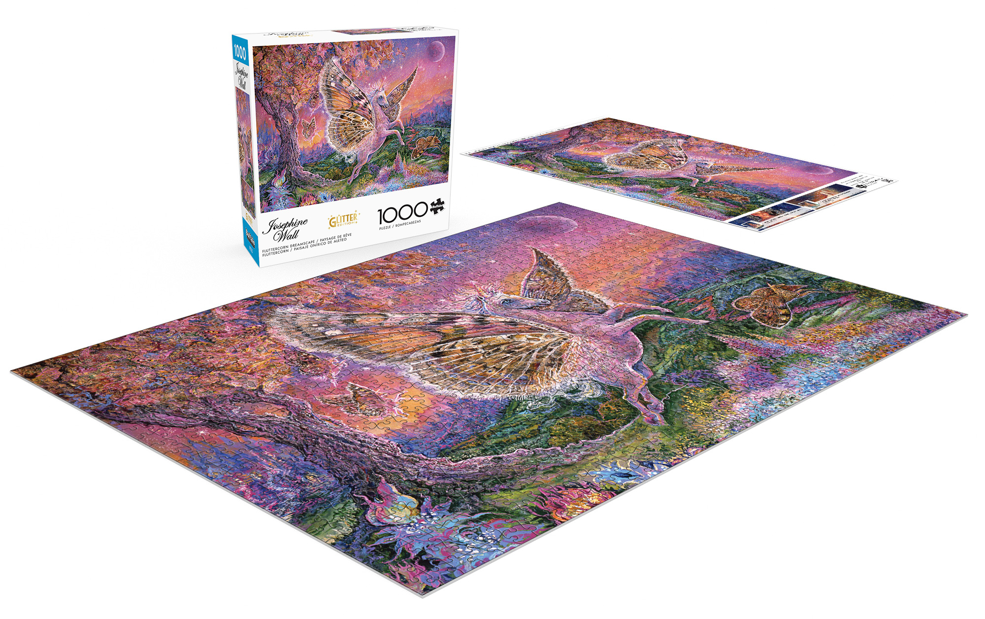 Buffalo Games 1000-Piece Fluttercorn Dreamscape Interlocking Jigsaw Puzzle for Adults Ages 14+