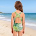 thumbnail image 6 of Grblisyd Girls One-Piece Swimsuit Cute Bathing Suit Racerback Keyhole Crew Neck Athletic Swimwear 2-13Y, 6 of 6