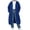 Blue, variant on BLVB Girls Zip up Hoodies Oversized Long Tunic Sweatshirts Casual Long Sleeve Fall Trendy Hoodie Jacket Coat(White,14-15 Years)