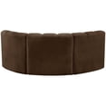 thumbnail image 6 of Bowery Hill Contemporary Soft Brown Velvet Modular Sectional, 6 of 7
