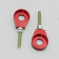 thumbnail image 3 of 4 Piezas 12mm Piezas Del Tensor de de La Motocicleta Bloque Tensor Del Tensor de ATV para Dirt Bike CRF50 - Negro + Rojo DYNWAVEMX Tensor del bloque del ajustador de cadena, 3 of 8