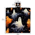 thumbnail image 2 of Halloween Canvas Beach Blanket - Large Picnic Mat for Outdoor, Sand Proof, Portable Travel Rug for Beach and Camping, Lightweight and Durable, 200x150cm, 2 of 6