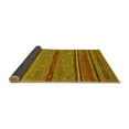 thumbnail image 2 of Ahgly Company Indoor Square Abstract Yellow Modern Area Rugs, 6' Square, 2 of 4