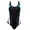 Black/Blue/White, variant on Adoretex Girl's/Women's Athletic Swimsuit, One Piece Wide Strap Bathing Suit for Practice and Competition (FS008) - Black/Blue/White - 38