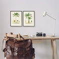 thumbnail image 2 of Stupell Industries Minimal Green Palm tree Coconuts Diagram Illustration , 11 x 14, Design by World Art Group, 2 of 5
