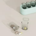 thumbnail image 6 of Weekly Pill Organizer 7 Compartments, Portable Pill Case for Travel, Daily Medication Box, Lightproof, Tablet Organizer, Supplements, Easy to Carry, Secure Lid, Transparent, Health Management, 6 of 6