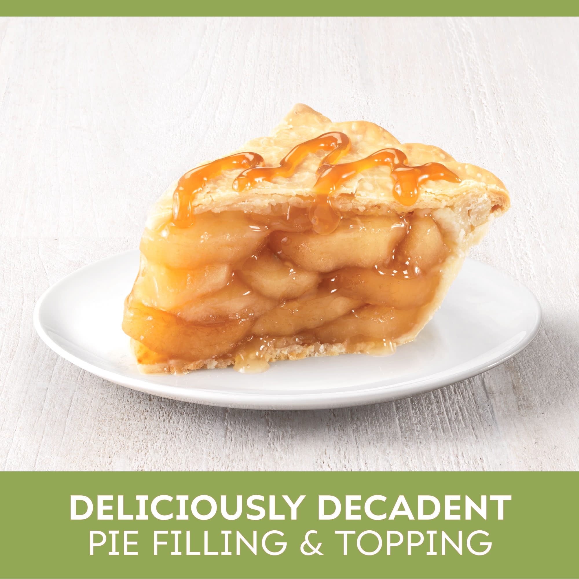 (4 pack) Duncan Hines Comstock, Caramel Apple Pie Filling and Topping, Ready to Use, 21 oz.