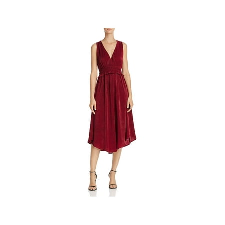 Print Surplice Dress - Re:named Womens Valerie Surplice Sleeveless Party Dress
