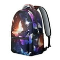 thumbnail image 2 of Butterfly Fashion Backpack for Students&nbsp;– Water-Resistant, Laptop-Friendly, Adjustable Straps, Roomy Pockets for Books & Essentials, 2 of 6
