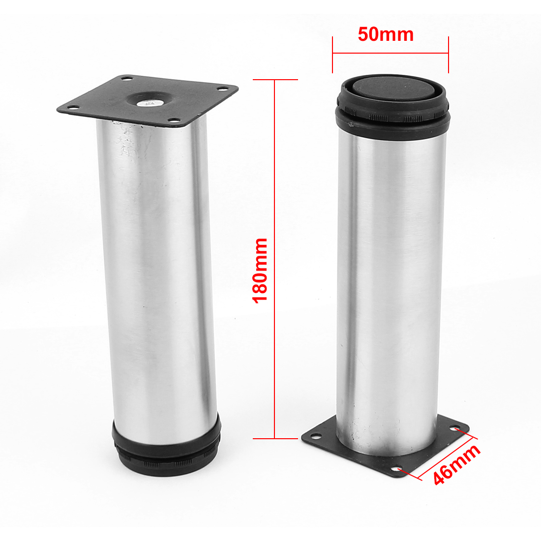 Adjustable Bottom Decorative Furniture Legs 4pcs For Cabinet Bed