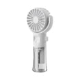 thumbnail image 2 of Handheld Fan with Water Cooling - 4 Levels Portable Mini Fan,Small, 3-in-1 Foldable USB Hand Fan, Portable Fan for Summer, Travel, Outdoor, White, 2 of 6