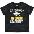 thumbnail image 3 of Inktastic Congrats My Cousin Graduated with Cap Boys or Girls Toddler T-Shirt, 3 of 5