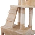 thumbnail image 3 of Clearance! 67 inch Multi-Level Large Cat Tree, Heavy Duty Cat Tower Condo Furniture Activity Center Play House, with Hammock, Anti-toppling Device & Scratching Posts Toys for Kittens&Big Cats, 3 of 9