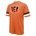 thumbnail image 2 of Men's Majestic Threads Joe Burrow Orange Cincinnati Bengals Name & Number Oversize Fit T-Shirt, 2 of 3