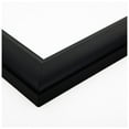 thumbnail image 5 of ArtToFrames 5" x 22" Satin Black Double Step Lip Picture Frame, 5x22 inch Black Wood Poster Frame (WOM-1418), 5 of 7