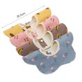 thumbnail image 5 of Visland 4Pcs Baby Bibs 360 Bibs for Boys Girls Newborn Infant for Drooling and Teething Organic Cotton and Super Absorbent Hypoallergenic Pullover Baby Bibs, 5 of 8