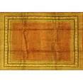 thumbnail image 1 of Ahgly Company Indoor Rectangle Persian Yellow Traditional Area Rugs, 6' x 9', 1 of 4