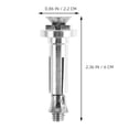 thumbnail image 2 of Houderco 2Ud Tornillos De Retrofitting Para Guardamanos De Motocicleta Y Atv En Aluminio Plata, 2 of 8