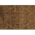 thumbnail image 1 of Ahgly Company Indoor Rectangle Abstract Orange Modern Area Rugs, 2' x 4', 1 of 4