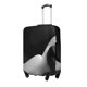 thumbnail image 1 of Balery Black White Fluid Sculpture Funda de equipaje, fundas para maletas, elástica, lavable, protector de maletas, compatible con maletas de 18 a 32 pulgadas-X-Large, 1 of 7