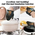 thumbnail image 7 of Pofeuu Steampunk Mechanical Butterfly Print Thickened Mini Silicone Oven Mitts Heat Resistant, Rubber Oven Mitt Gloves, Finger Pinch Grips, Pot Holder, Silicone Potholder, 7 of 7