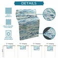 thumbnail image 7 of Hokiten Table Runners 70 Inches Long Dress Scarves, Blue Green Leaf Farmhouse Coffee/Dining/Kitchen Table Decor, Holiday Table Runner, Summer Vintage Watercolor Plant 13x70 Inch, 7 of 7