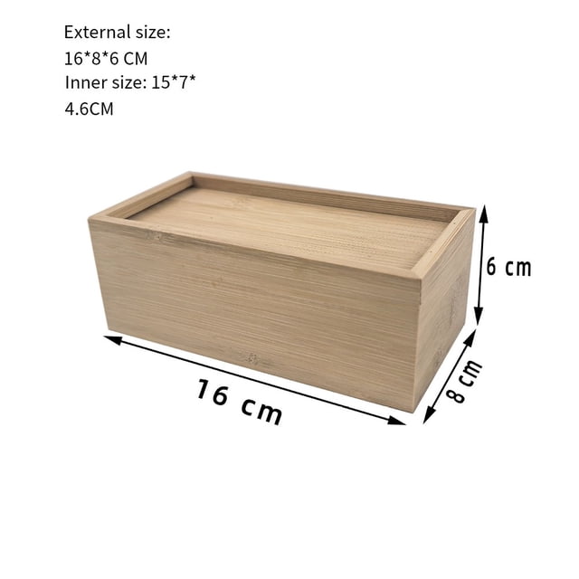 Boîte de Rangement Coulissante avec Couvercle Boîte de Rangement pour Cosmétiques et Objets Divers m