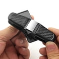 thumbnail image 5 of Universal Car Sunglasses Holder Rotatable 180 Clip On Sun Visor Accessory With Card Storage Organizer, 5 of 5