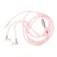 thumbnail image 2 of Wired Earbud Type Headphones, Reliable Sound Insulation Easy To Wear Earbuds With Microphone  For Daily Life For Speech For Conference Pink,Gold, 2 of 8