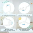 thumbnail image 4 of Simple Deluxe 60 Pack Kids Plastic Hangers - 11.5 Inch Non-Slip Baby Hangers for Infants & Toddlers, Closet Organizer for Children's Clothing, Pants, Coats, Skirts - White, 4 of 7