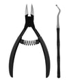 thumbnail image 3 of Pinza para cutículas, 2 unidades/juego, cortaúñas profesional para el cuidado de las uñas de los pies, herramienta para el cuidado de los pies, rendimiento confiable, 3 of 8