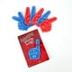 thumbnail image 4 of 5x Foam Fingers Red Blue Eva Cheering Gloves For All Occasions Sport Event Games, 4 of 5