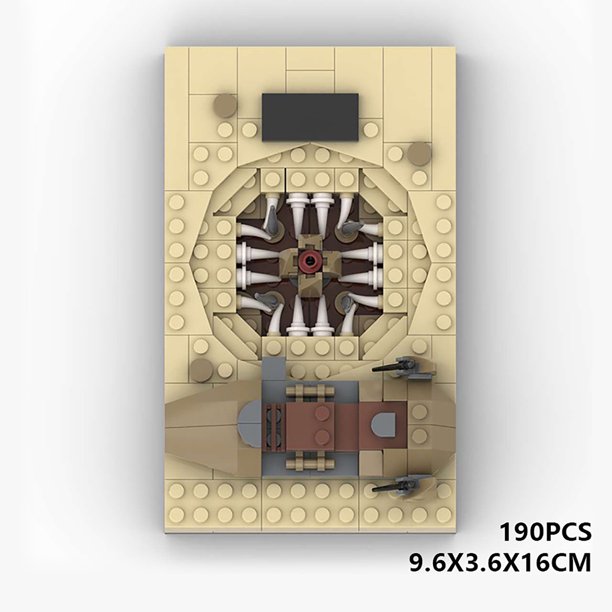 Small Scene MOC Building Blocks Planet Series Postcard Space War Trilogy Creative Model Ornaments, A Nostalgic Piece for Reminiscing